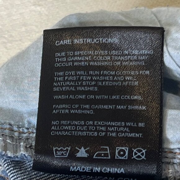 Enjean Women Size 7/28 High Rise Destructed Skinny Jeans Dark Wash Comfort - Picture 11 of 16